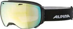 Alpina Big Horn QVM Ski Goggle Black Matt/Mirror Gold Ski Brillen