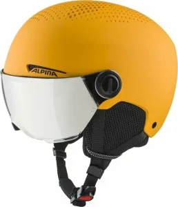 Alpina Zupo Visor Q-Lite Junior Ski helmet Burned/Yellow Matt M Ski Helm
