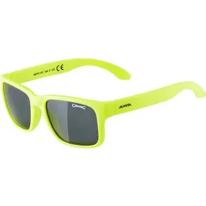 Alpina Sports MITZO Sonnenbrille für Jungs, reflektierendes neon, größe os