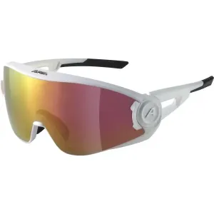 Alpina Sports 5W1NG QV Fotochromatische Sonnenbrille, weiß, größe os