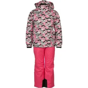 ALPINE PRO BOJORO Kinder Skiset, rosa, größe 152-158