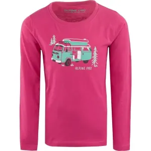 ALPINE PRO ACEFO Kindershirt, rosa, größe 128-134