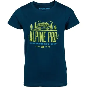 ALPINE PRO ANSOMO Jungenshirt, dunkelblau, größe 128-134