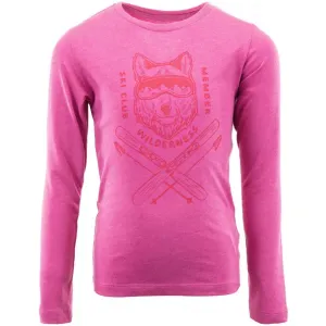 ALPINE PRO ERNO Kinder Shirt, rosa, größe 116-122