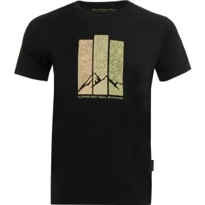 ALPINE PRO NERAW Herren T-Shirt, schwarz, größe XL
