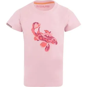 ALPINE PRO OKEGO Mädchen T-Shirt, rosa, größe 104-110
