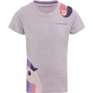 ALPINE PRO SERBO T-Shirt für Mädchen, violett, größe 104-110