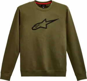 Alpinestars Ageless Crew Fleece Military Green/Black XL Sweatshirt