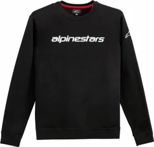 Alpinestars Linear Crew Fleece Black/White M Sweatshirt