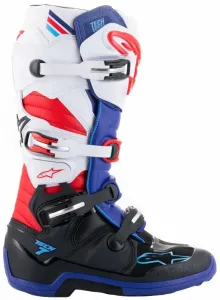 Alpinestars Tech 7 Boots Black/Dark Blue/Red/White 42 Motorradstiefel