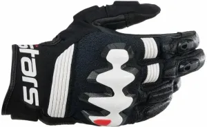 Alpinestars Halo Leather Gloves Black/White 3XL Motorradhandschuhe