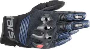 Alpinestars Halo Leather Gloves Dark Blue/Black 2XL Motorradhandschuhe