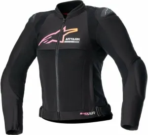 Alpinestars Stella SMX Air Jacket Black/Yellow/Pink 2XL Textiljacke