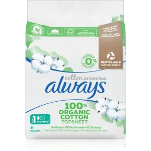 Always Cotton Protection Normal Binden Nicht parfümiert 11 St