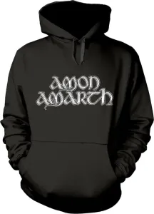 Amon Amarth Hoodie Grey Skull Black M