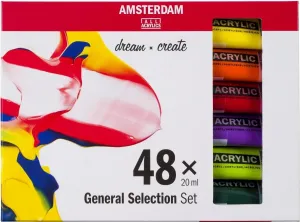 Amsterdam Set Acrylfarben 48 x 20 ml