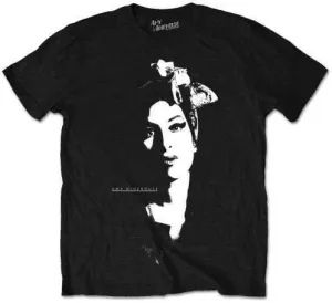 Amy Winehouse T-Shirt Scarf Portrait Unisex Black M