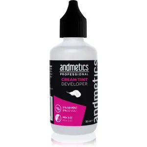andmetics Professional Tint Developer Cream Cremige Aktivierungsemulsion 3 % 10 Vol. 50 ml