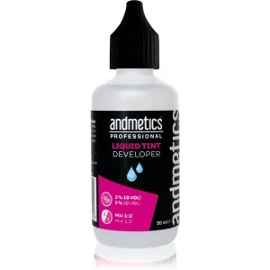 andmetics Professional Tint Developer Liquid Aktivierungsemulsion für Brauen - und Wimpernfärbung 50 ml