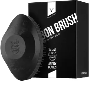 Angry Beards All-Rounder Carbon Brush Bürste für Bart und Haare für Herren 11 × 7 cm 1 St