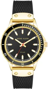 Anne Klein Analoge Uhr Considered Solar AK/3890BKBK