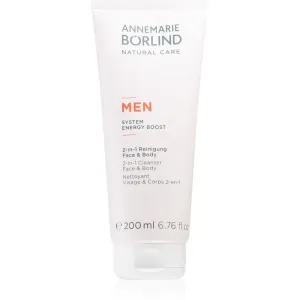 ANNEMARIE BÖRLIND Men System Energy Boost Reinigungsgel Für Gesicht und Körper für Herren 200 ml