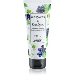 Anwen Grapes & Keratin Regenerierende Maske für das Haar Medium Porosity 200 ml