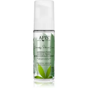 Apis Natural Cosmetics Cannabis Home Care Reinigungsschaum für trockene bis empfindliche Haut 150 ml