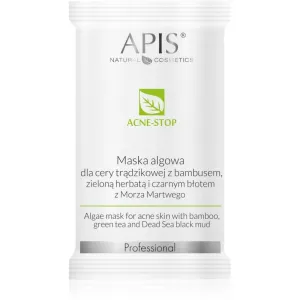 Apis Natural Cosmetics Acne-Stop Professional reinigende und zart machende Maske für fettige Haut mit Neigung zu Akne 20 g