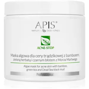 Apis Natural Cosmetics Acne-Stop Professional reinigende und zart machende Maske für fettige Haut mit Neigung zu Akne 200 g