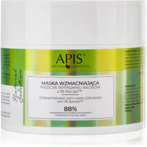 Apis Natural Cosmetics Natural Solution 3% Baicapil stärkende Maske für schwaches Haar mit Neigung zum Haarausfall 200 ml