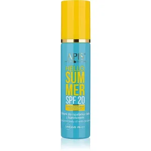 Apis Natural Cosmetics Hello Summer Sonnenöl für Körper und Gesicht SPF 20 150 ml