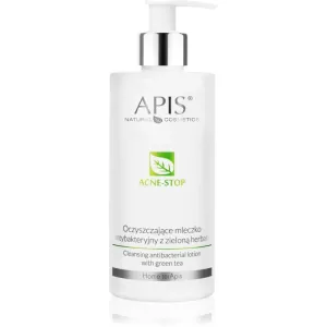 Apis Natural Cosmetics Acne-Stop Home TerApis Reinigungs - und Abschminkmilch mit grünem Tee 500 ml