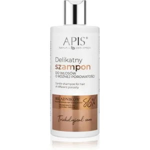Apis Natural Cosmetics Trichological Care sanftes Shampoo für alle Haartypen 300 ml