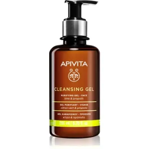 Apivita Cleansing Propolis & Lime Reinigungsgel für fettige und Mischhaut 200 ml