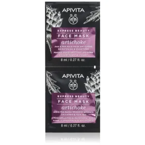 Apivita Express Beauty Face Mask intensive hydratisierende Maske  mit Aloe Vera 2x8 ml