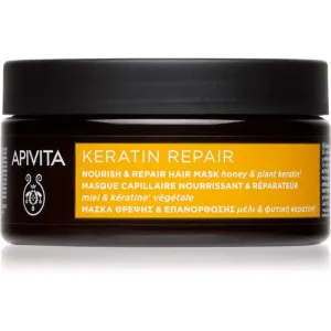 Apivita Keratin Repair erneuernde Maske für geschädigtes Haar mit Keratin 200 ml