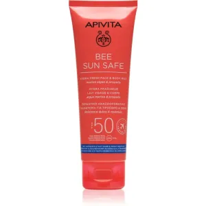 Apivita Bee Sun Safe Sonnenlotion für Gesicht und Körper SPF 50 100 ml