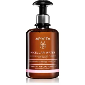 Apivita Cleansing Rose & Honey Mizellenwasser  für Gesicht und Augen 300 ml