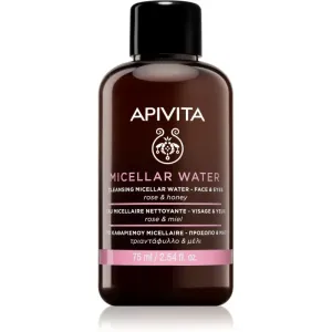 Apivita Cleansing Rose & Honey Mizellenwasser für Gesicht und Augen 75 ml