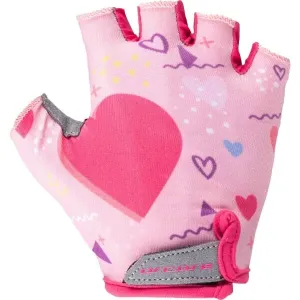 Arcore LUKE Radlerhandschuhe für Mädchen, rosa, größe 8