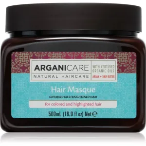 Arganicare Argan Oil & Shea Butter Hair Masque tiefenwirksame feuchtigkeitsspendende Maske für gefärbtes Haar 500 ml