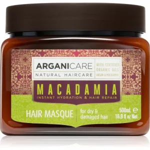 Arganicare Macadamia nährende Haarmaske für trockenes und beschädigtes Haar 500 ml