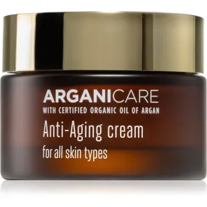 Arganicare Anti-Aging schützende Creme gegen Hautalterung für alle Hauttypen 50 ml