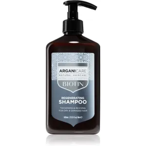 Arganicare Biotin Regenerating Shampoo Shampoo für feine Haare mit Biotin 400 ml
