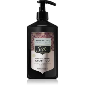 Arganicare Silk Protein revitalisierendes Shampoo, um dem müden Haar seine Strahlkraft zurückzugeben 400 ml