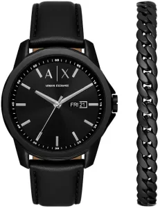Armani Exchange Geschenkset Leren + Armband AX7147SET