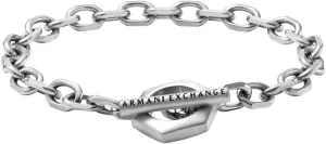 Armani Exchange Modisches Herren-Stahlarmband AXG0103040