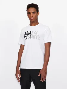 Weiße T-Shirts Armani Exchange