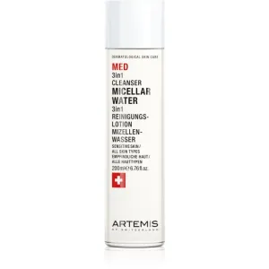 ARTEMIS MED 3in1 Cleanser sanften Mizellenwasser zum Reinigen für Gesicht und Augenpartien 200 ml